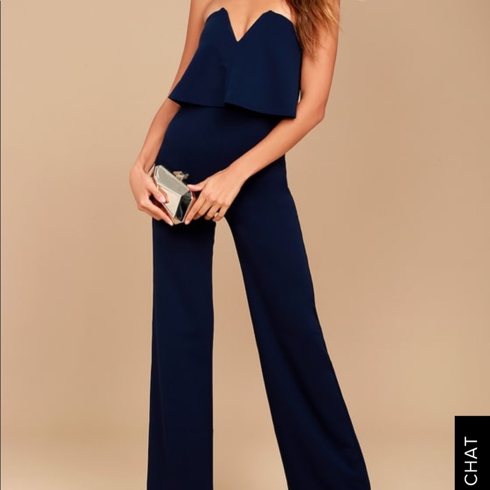 Navy Lulu’s jumpsuit